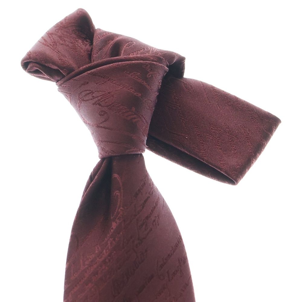Berluti (ベルルッティ) スクリット カリグラフィ シルク ネクタイ