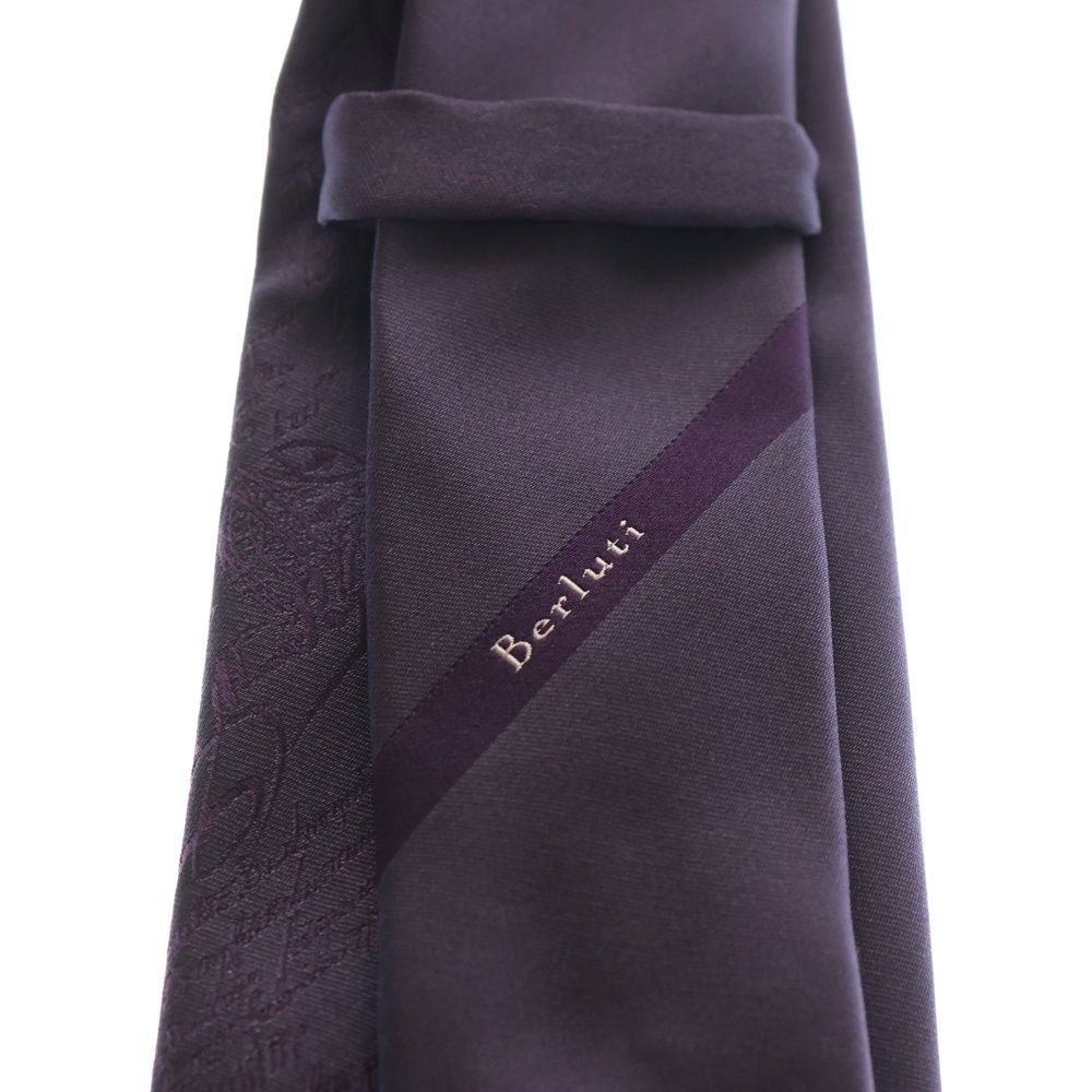 Berluti (ベルルッティ) スクリット カリグラフィ シルク ネクタイ