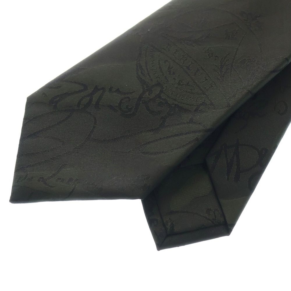 Berluti (ベルルッティ) スクリット カリグラフィ シルク ネクタイ
