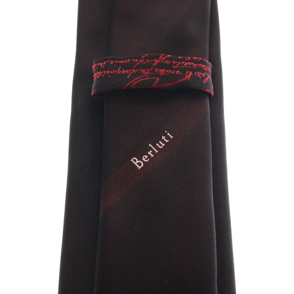 Berluti (ベルルッティ) スクリット カリグラフィ シルク ネクタイ 
