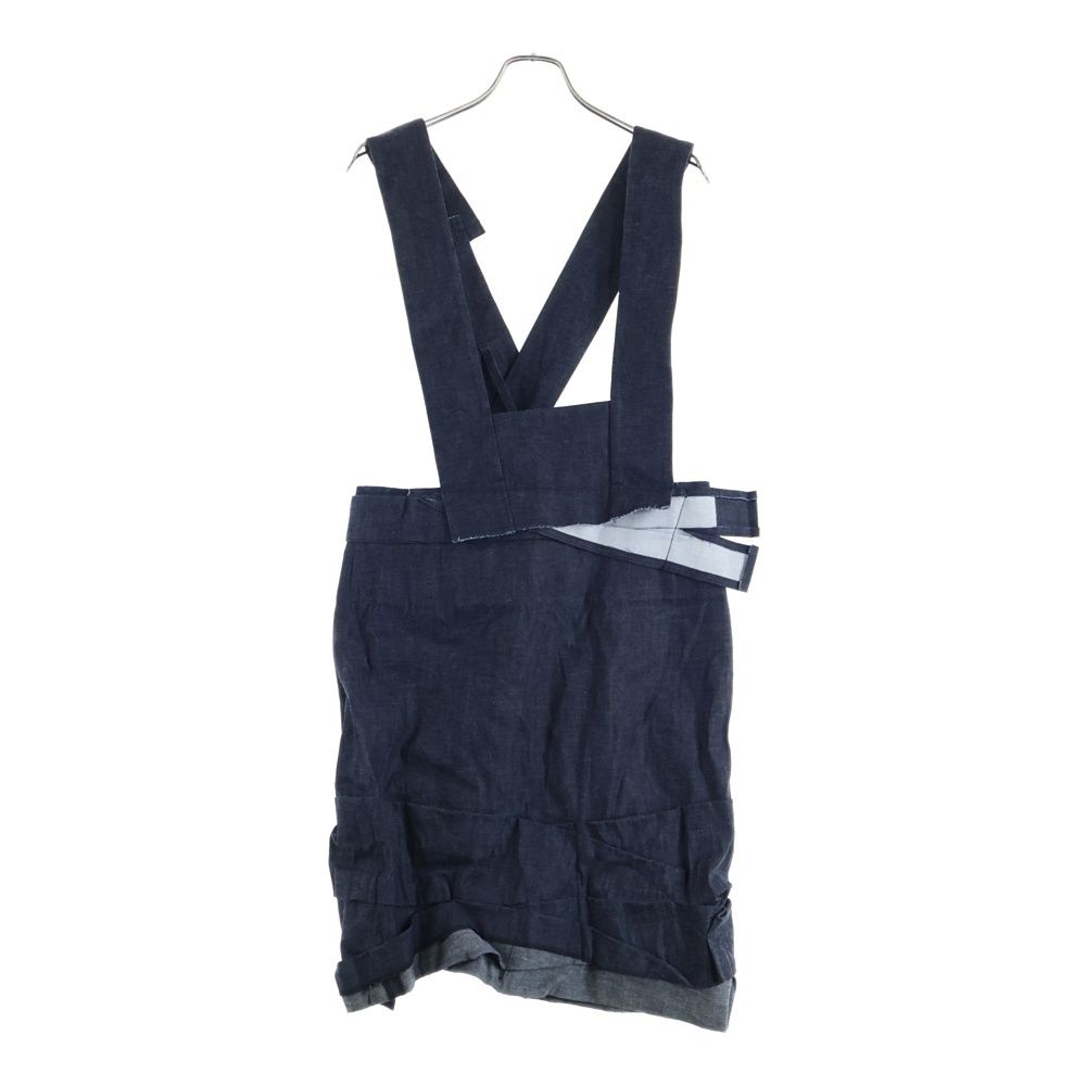 COMME des GARCONS コムデギャルソン 12 SS カットオフ オールインワン サロペット デニム インディゴ レディース GK A 015