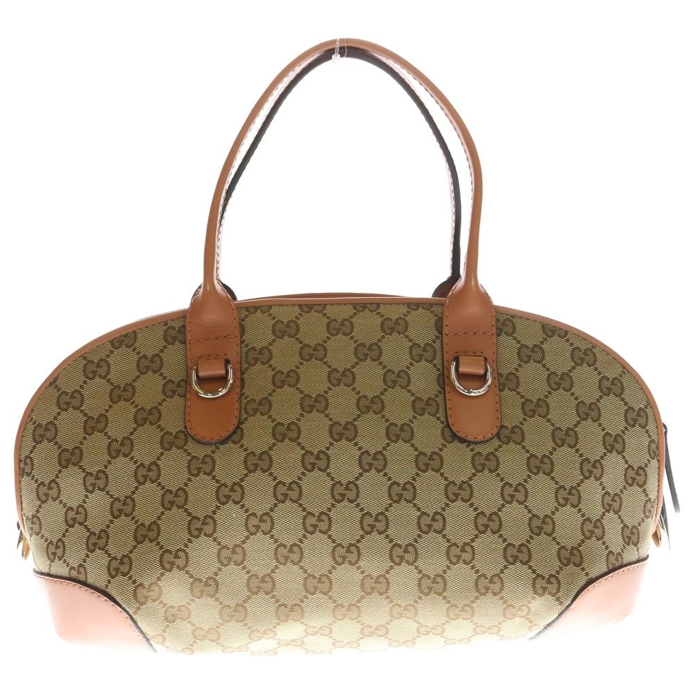 GUCCI (グッチ) GGキャンバス ハートビット 2WAYハンドバッグ ピンク