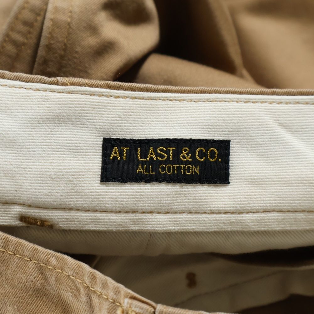 AT LAST & CO (アットラスト) CHINO WORK PANTS チノパンツ ベージュ