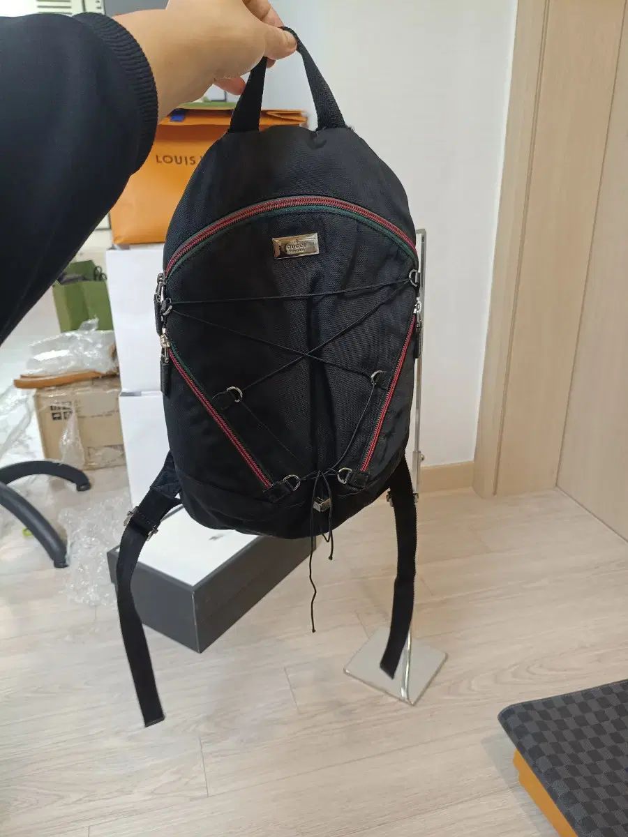 グッチ ナイロン バックパック ヴィンテージ 122348