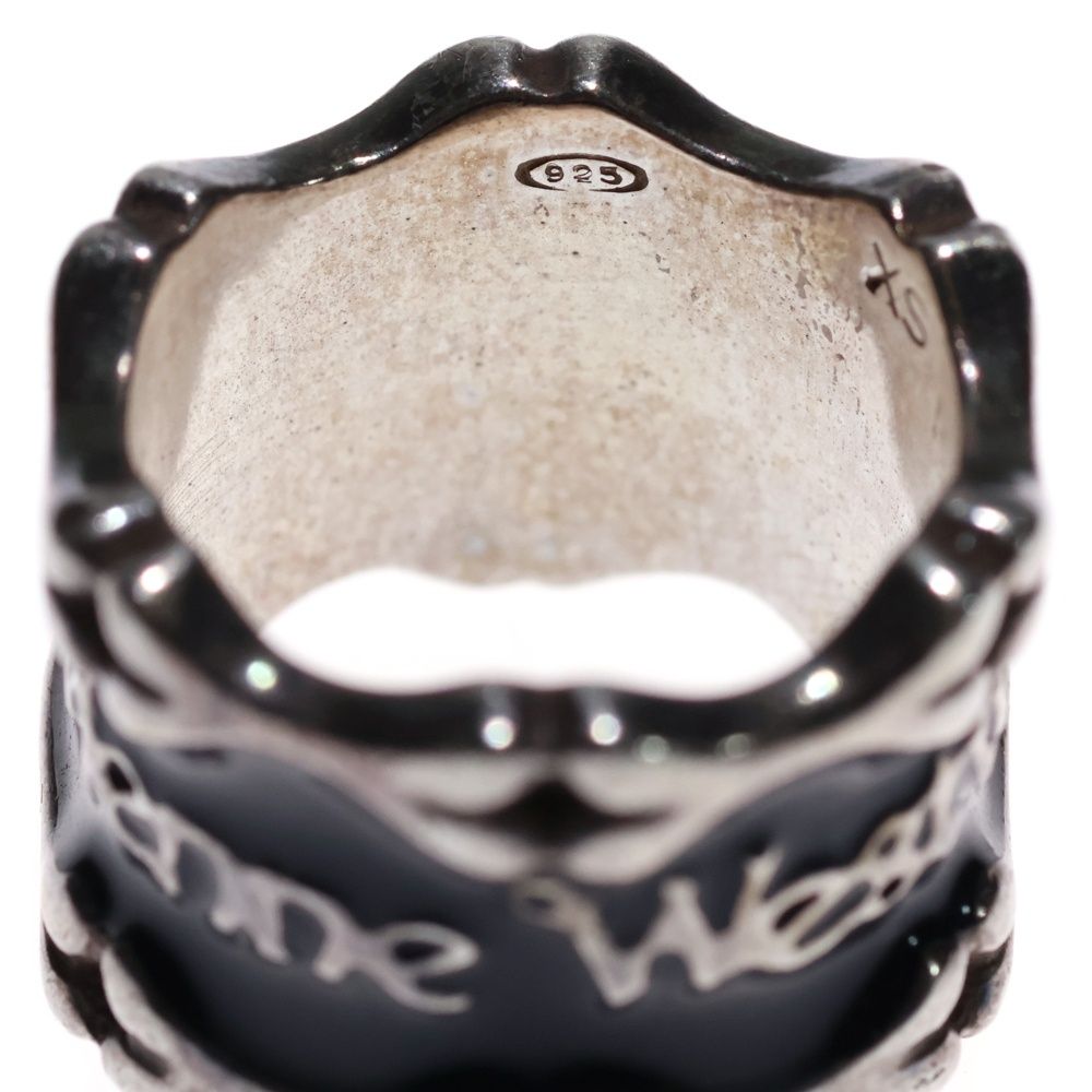 Vivienne Westwood ボーンバンドリング シルバー/ブラック Vivienne Westwood (ヴィヴィアンウエストウッド) ボーンバンドリング