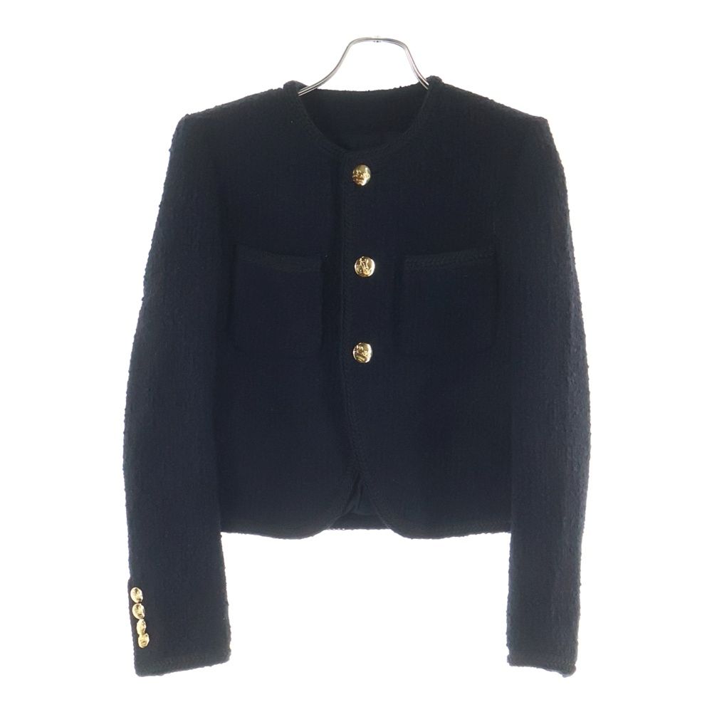 CELINE (セリーヌ) シャスール ブクレツイード ノーカラージャケット  