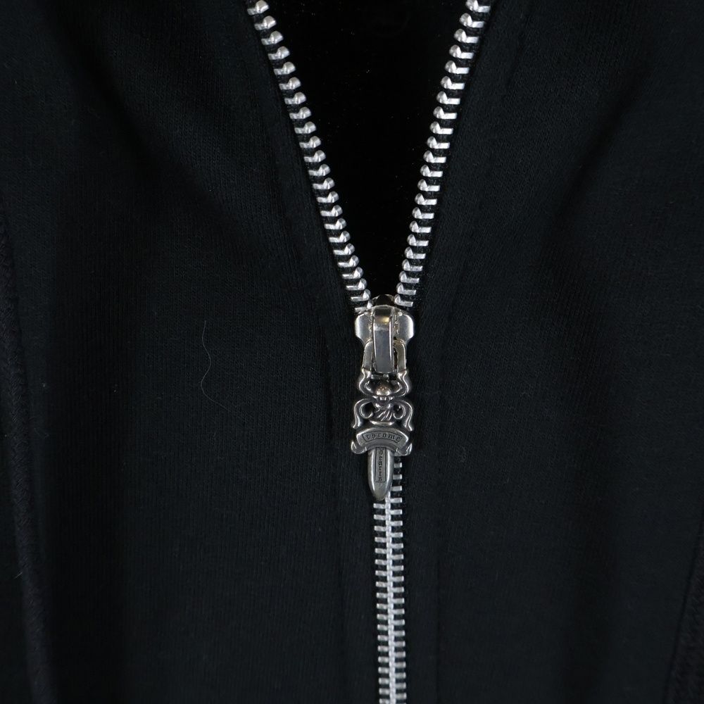 CHROME HEARTS (クロムハーツ) 1988 SWTSHRT HD ZIP グリッター アーム