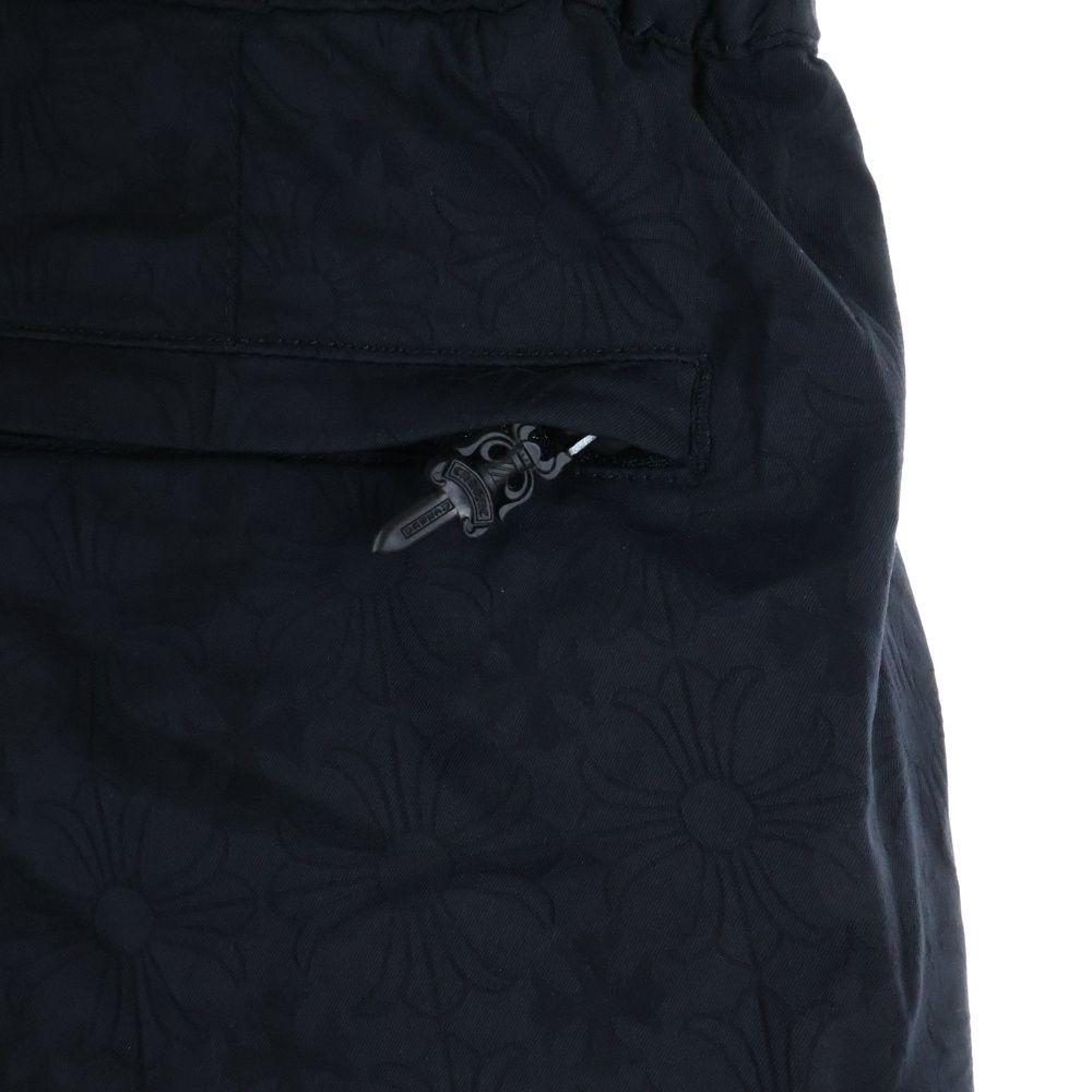 CHROME HEARTS (クロムハーツ) CHプラス 総柄 ナイロン ハーフパンツ