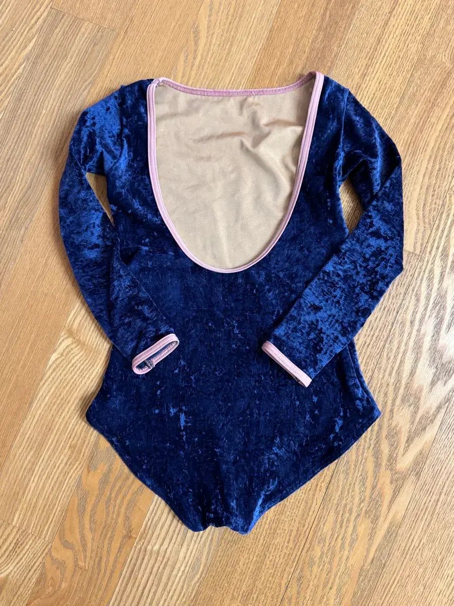 Uさくら みこ レオタード ツアーベルベット ソフィ アンド ネイビー S バレエ