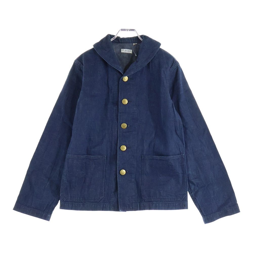 ジャケット・アウター AT LAST & CO SHAWL COLLAR DENIM COVERALL AT LAST & CO (アットラスト) SHAWL COLLAR COVERALL デニムショール