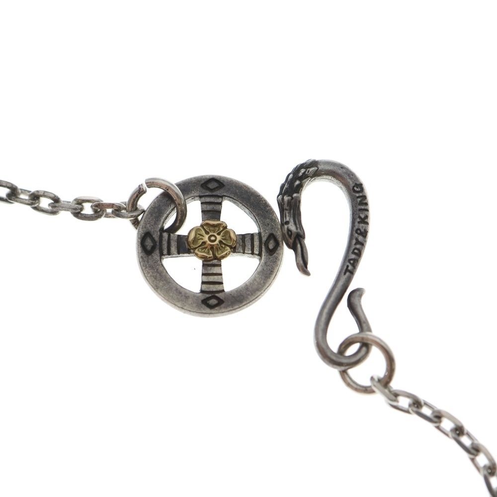  TADY KING タディアンドキング イーグルフック レギュラーホイールK 18ローズ付きチェーン ネックレス シルバー その他 アクセサリー