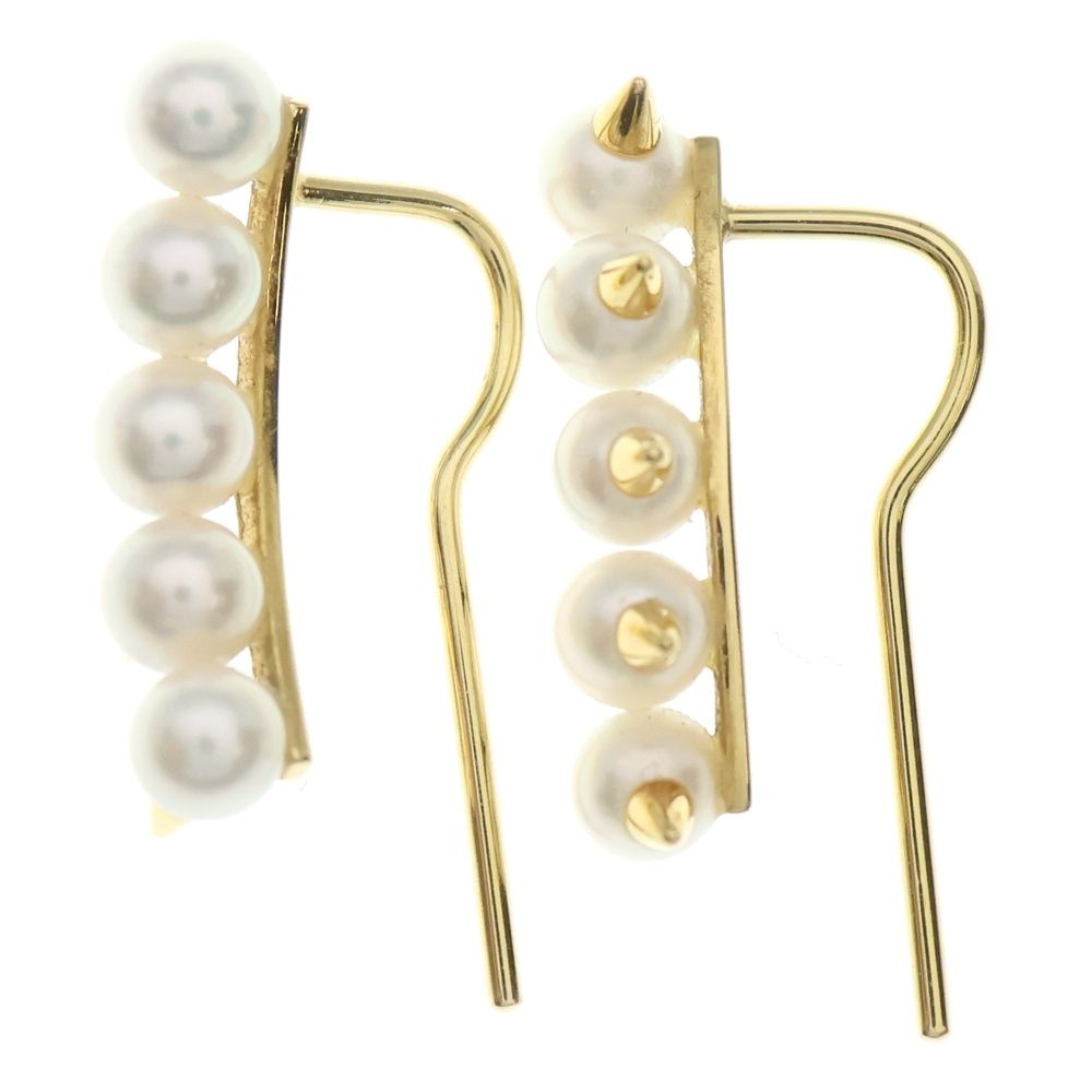 TASAKI タサキ デインジャー プラス パール ピアス K 18 Au 750 YG イエローゴールド