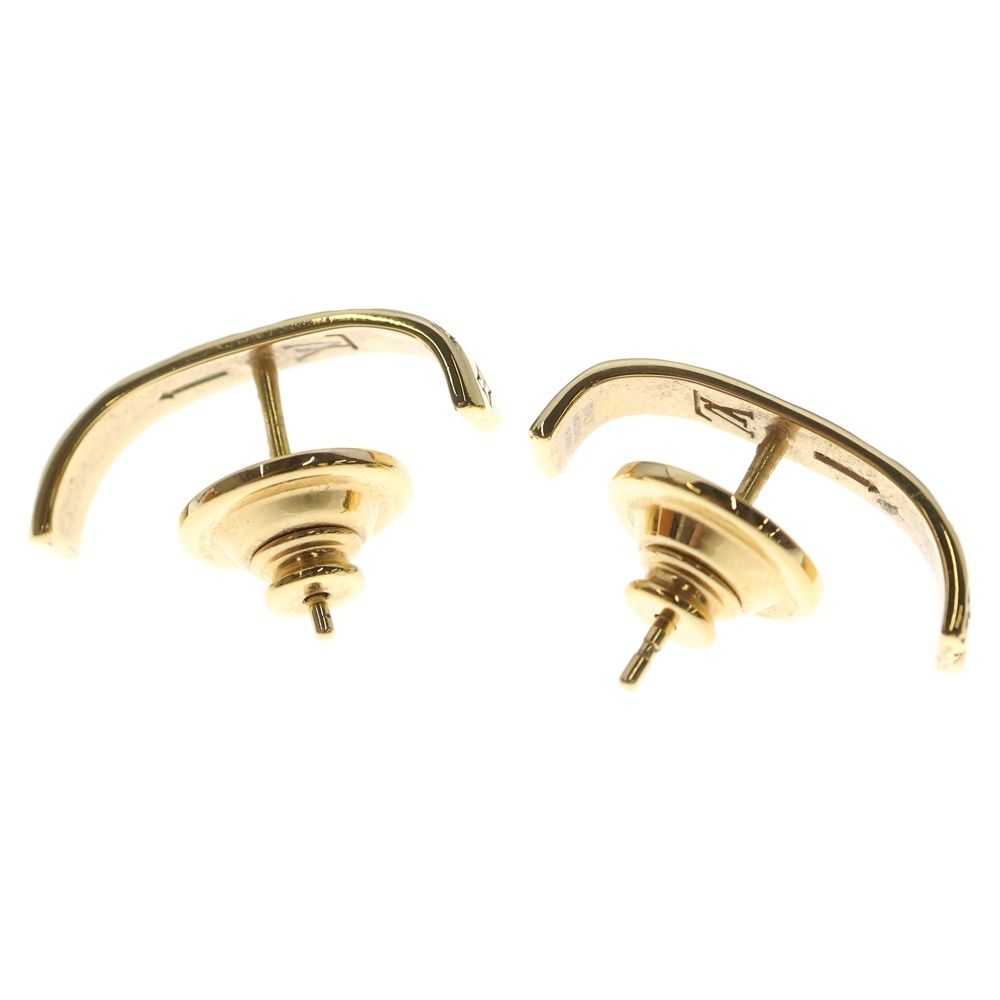 LOUIS VUITTON ルイヴィトン ナノグラム ピアス ゴールド GP M 01242