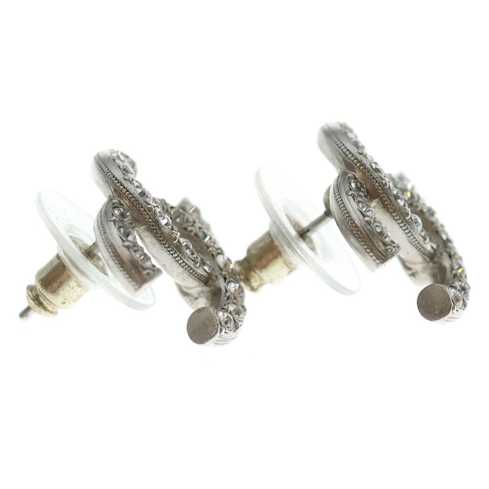 ラインストーンピアス