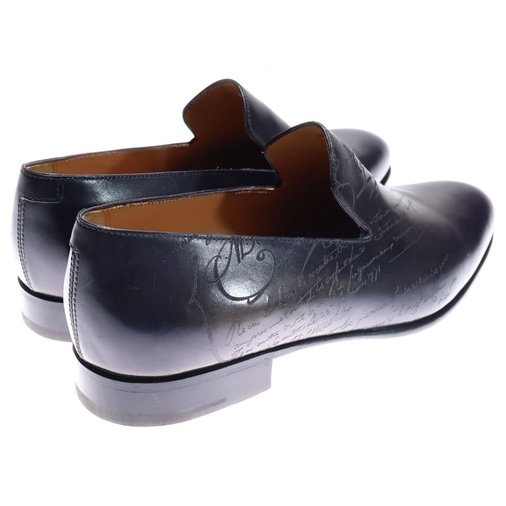 ベルルッティBerlutiレディースシューズ37.5カーシヴガレレザーローファー ベルルッティBerlutiレディースシューズ37.5カーシヴガレレザー