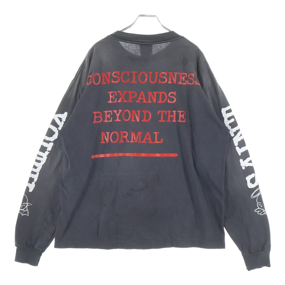 セントマイケル25AW新作LS TEE/SAINT YOUTH黒L美品長袖ロンT セントマイケル SM-HR8-0000-033 LS TEE / LOVE SAINT / BLACK メンズ