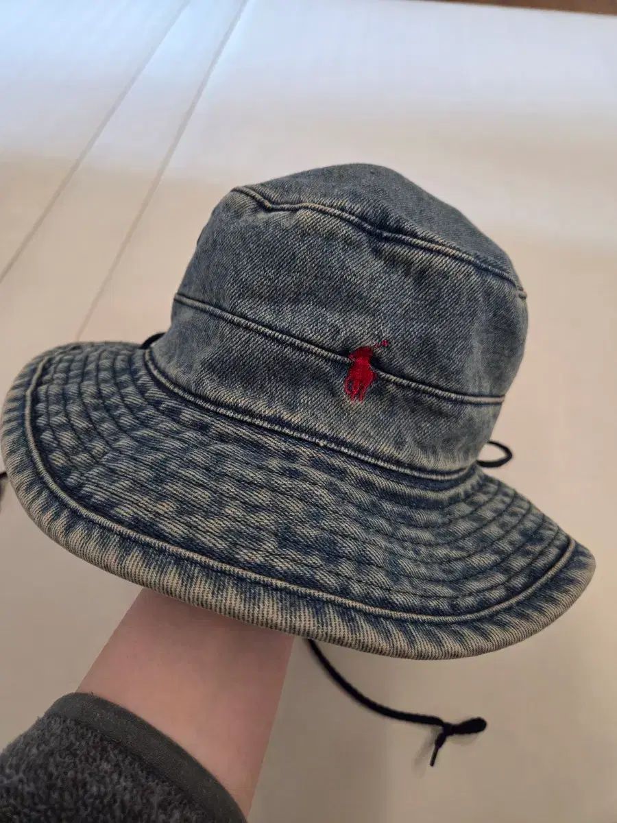 ポロラルフローレン デニムバケットハット - メルカリ