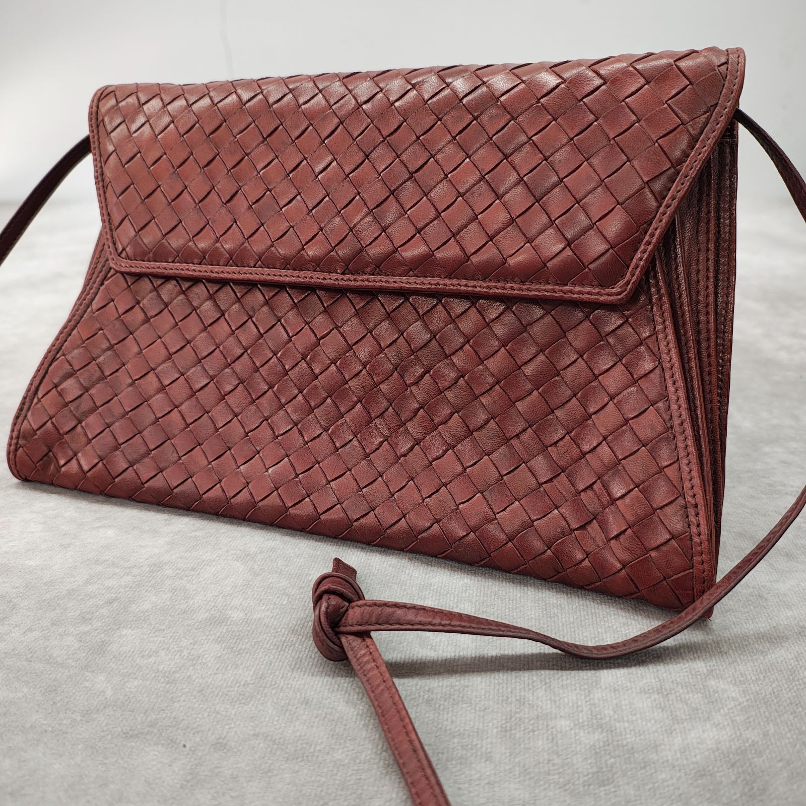 VINTAGE BOTTEGA VENETA OLD イントレチャート ショルダーバッグ