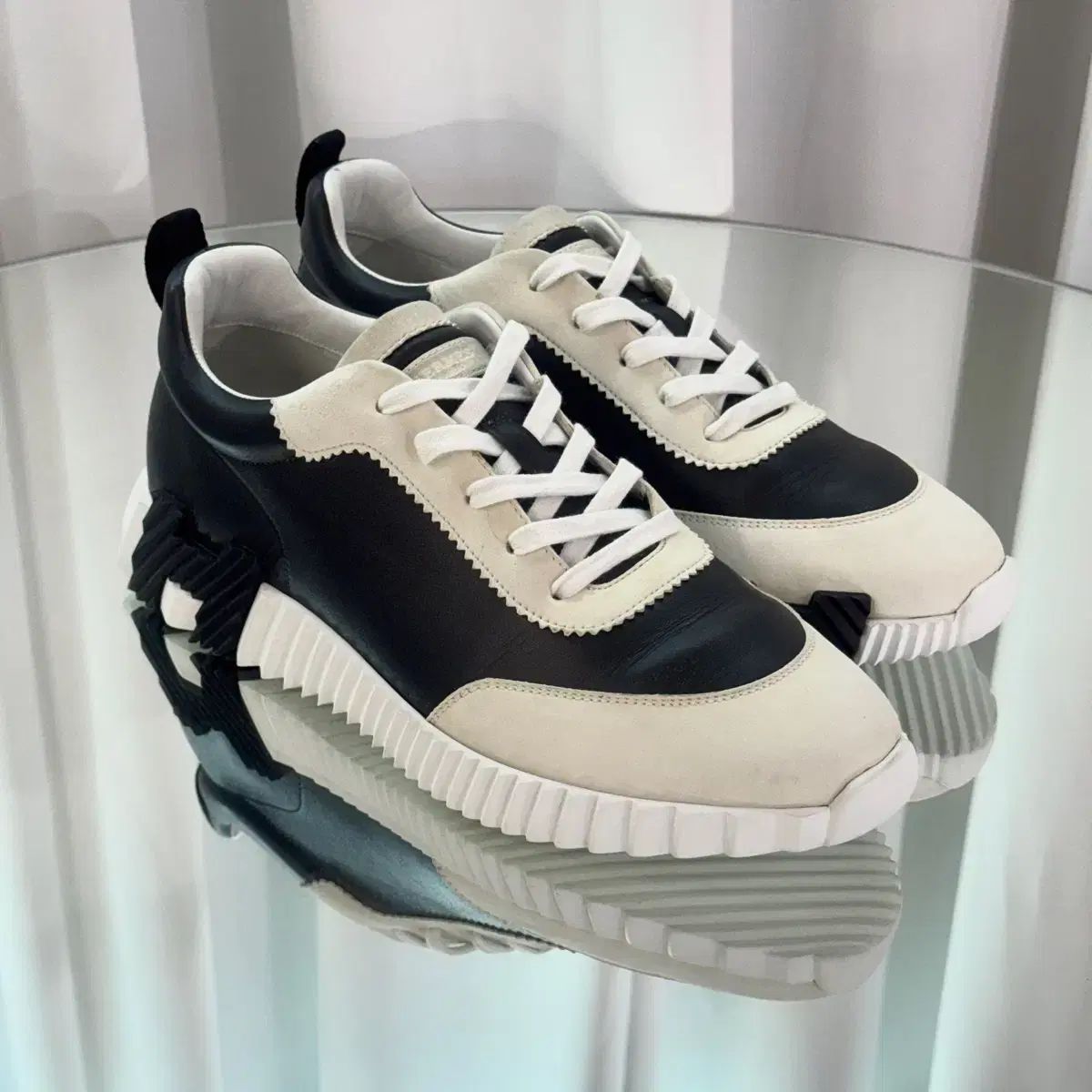 エルメス　バウンシング　スニーカー　42 1/2 42サイズ ほぼ新品 Hermes エルメス バウンシング カーフスキン