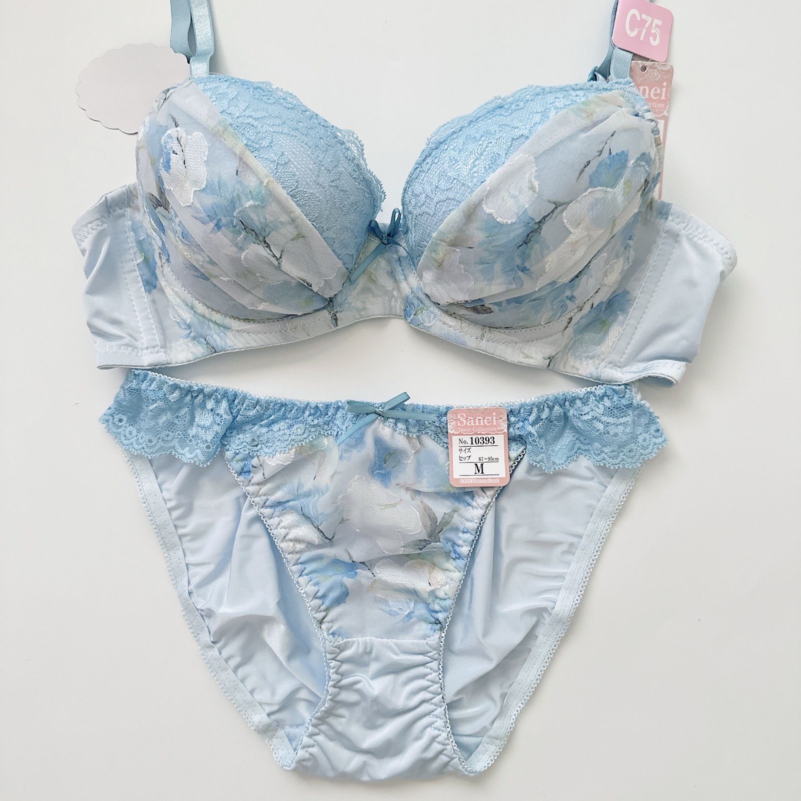 sanei/サンエイ/10393SX/ブラショーツセット/サックス/スターホール