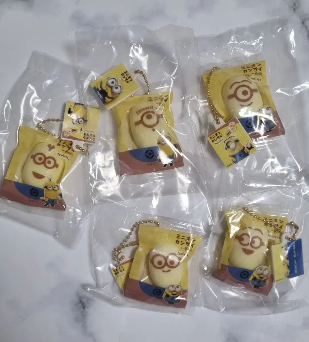 ミニオンズ スクイーズ キーホルダー ガチャ 5種 まとめ