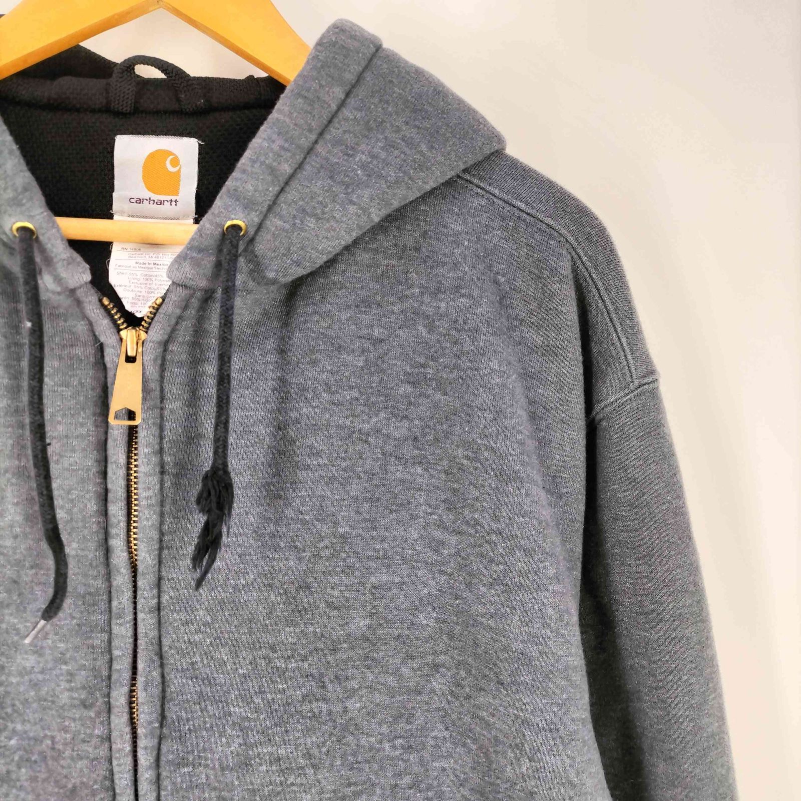 カーハート Carhartt メキシコ製 ダブルフェイス ジップパーカー