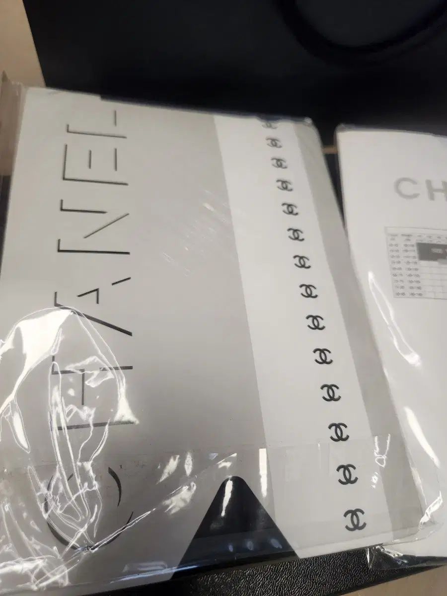 CHANEL シャネル パンスト CCロゴ チュール