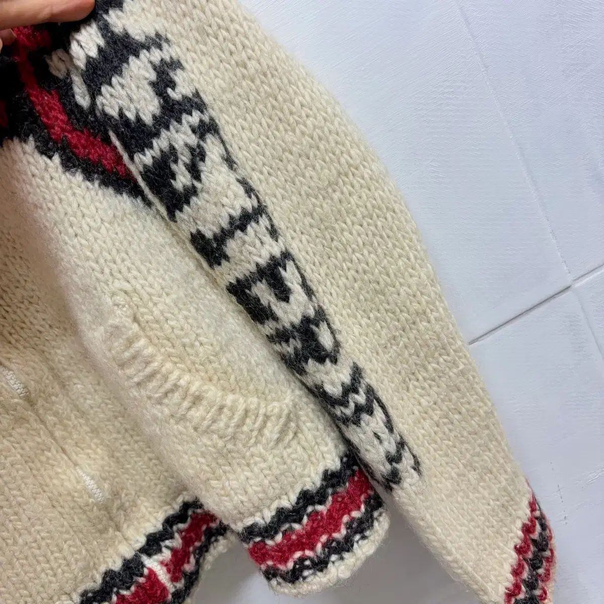 ヒステリックグラマー Hysteric Glamour カウチン ニット ジップアップ