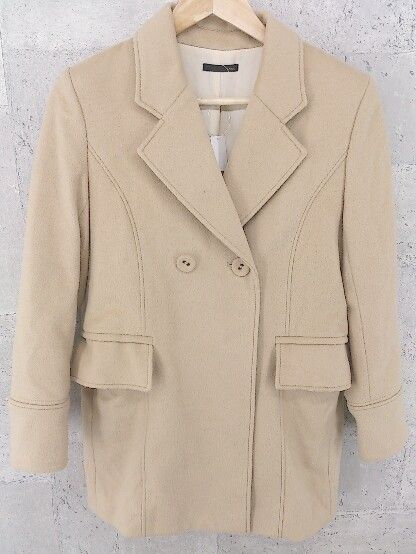 ◇ NINE ナイン 長袖 チェスター コート F ベージュ * 【1002799331296