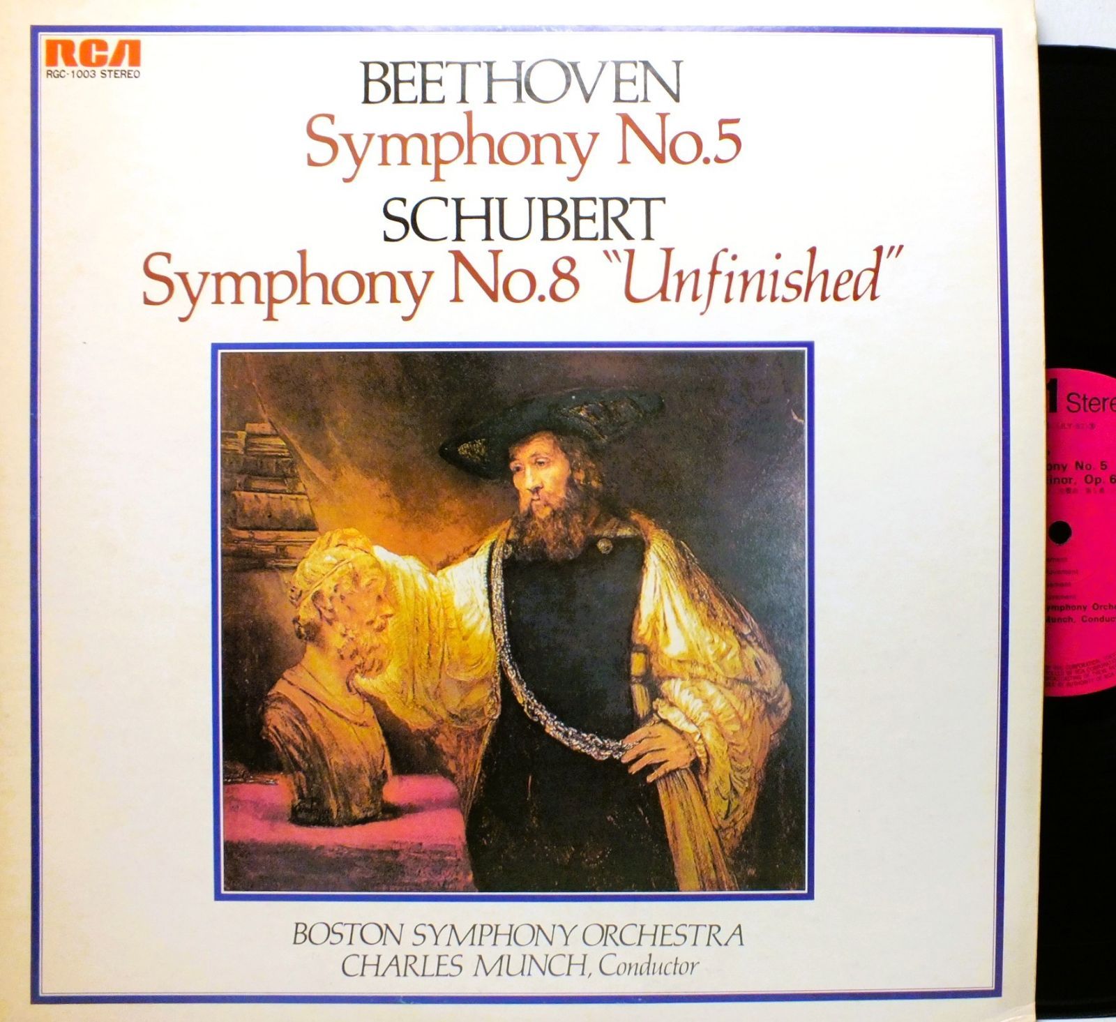ミュンシュのベートーヴェン/「運命」&シューベルト/「未完成」　LP ミュンシュのベートーヴェン/「運命」&シューベルト/「未完成」 LP