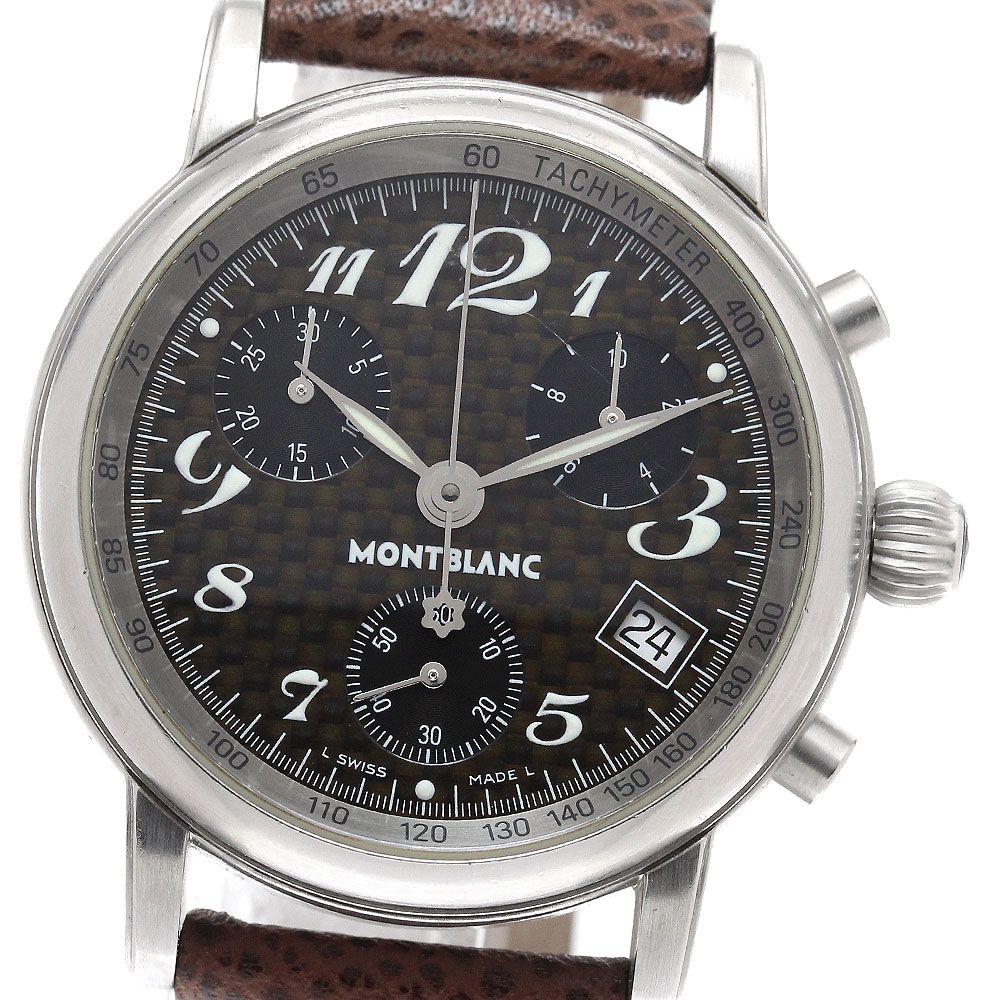 【メル11883】 モンブラン MONTBLANC 7038 マイスターシュティック クロノグラフ