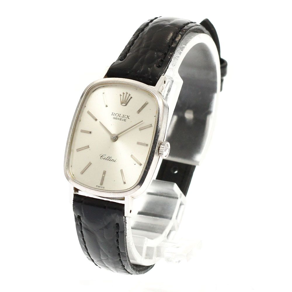 ロレックス ROLEX 4111 チェリーニ K 18 WG Cal 1601 手巻き レディース _923432