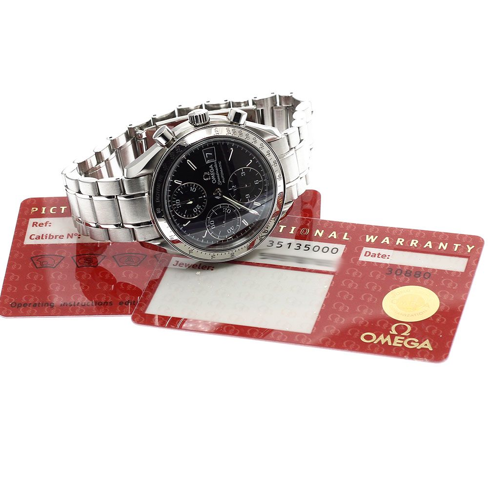 オメガ OMEGA 3513 50 スピードマスター デイト クロノグラフ 自動巻き メンズ 保証書付き_922203