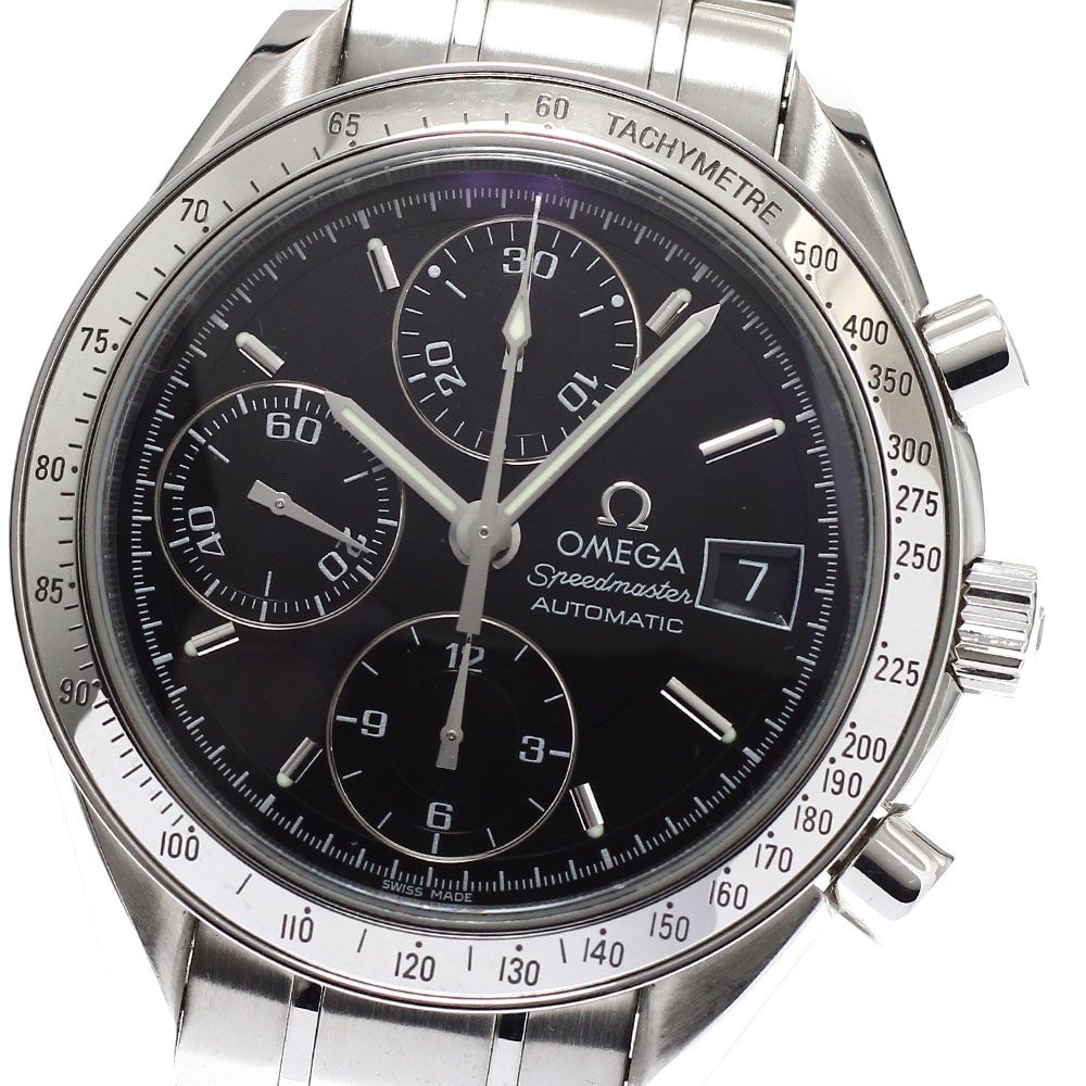 オメガ OMEGA 3513 50 スピードマスター デイト クロノグラフ 自動巻き メンズ 保証書付き_922203