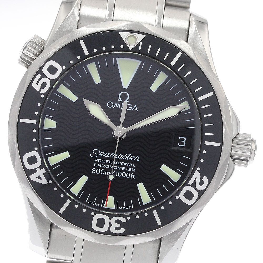 オメガ OMEGA 2252 50 シーマスター300 プロフェッショナル デイト 自動巻き ボーイズ 保証書付き_934158