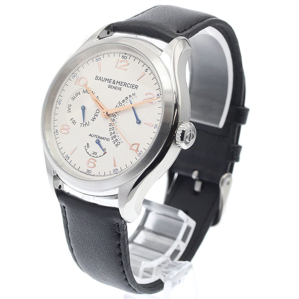 ボーム＆メルシェ Baume Mercier 65743 クリフトン レトログラード 自動巻き メンズ _934304