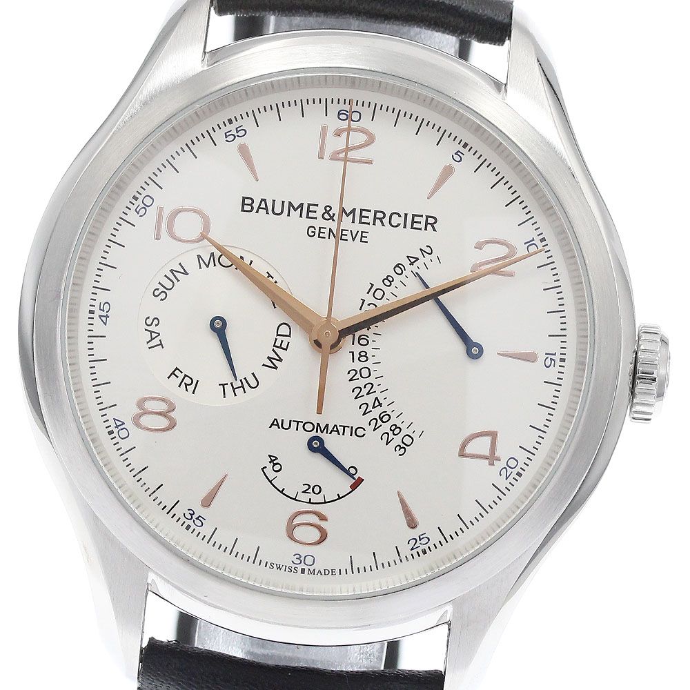 ボーム＆メルシェ Baume Mercier 65743 クリフトン レトログラード 自動巻き メンズ _934304