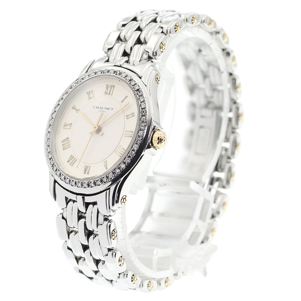 ショーメ Chaumet アクィラ ダイヤベゼル クォーツ レディース _921270