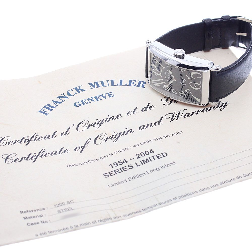フランクミュラー FRANCK MULLER 1200 SC ロングアイランド 50周年記念モデル 自動巻き メンズ 保証書付き_931696