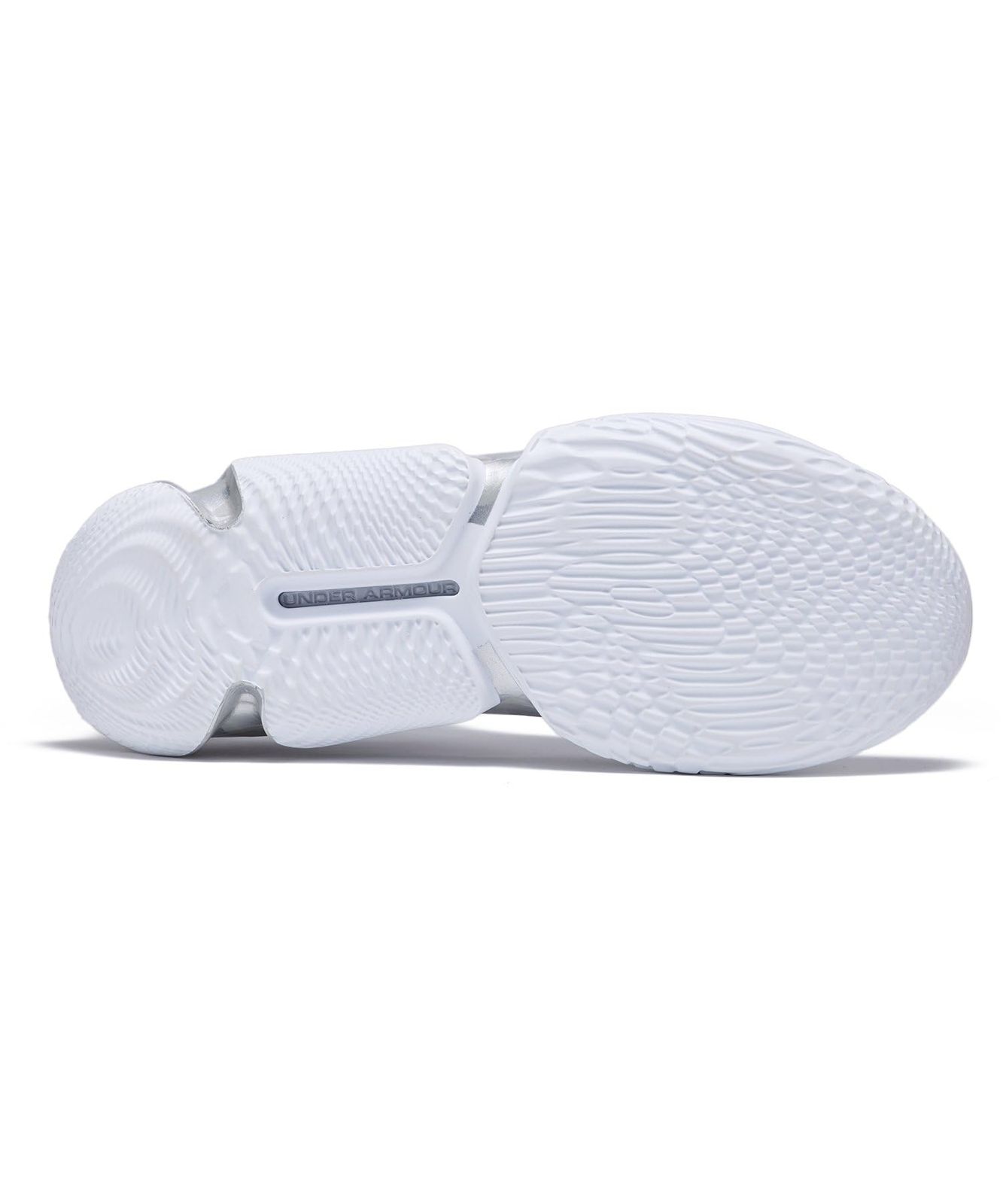 Under Armour UA FLOW FUTR X 3 VVS White Distant Gray Metallic Silver 27 0 cm