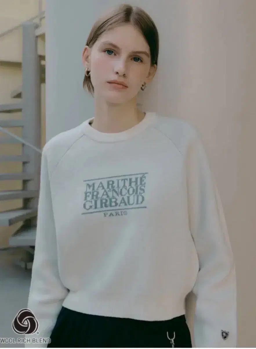 マリテフランソワジルボー クロップド ニット s