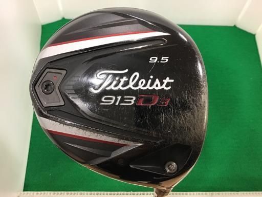 【中古】 タイトリスト 913 D3  9.5 ドライバー DR 純正特注シャフト (フレックスS) メンズ 男性用 右利き 右用 Dランク ゴルフクラブ