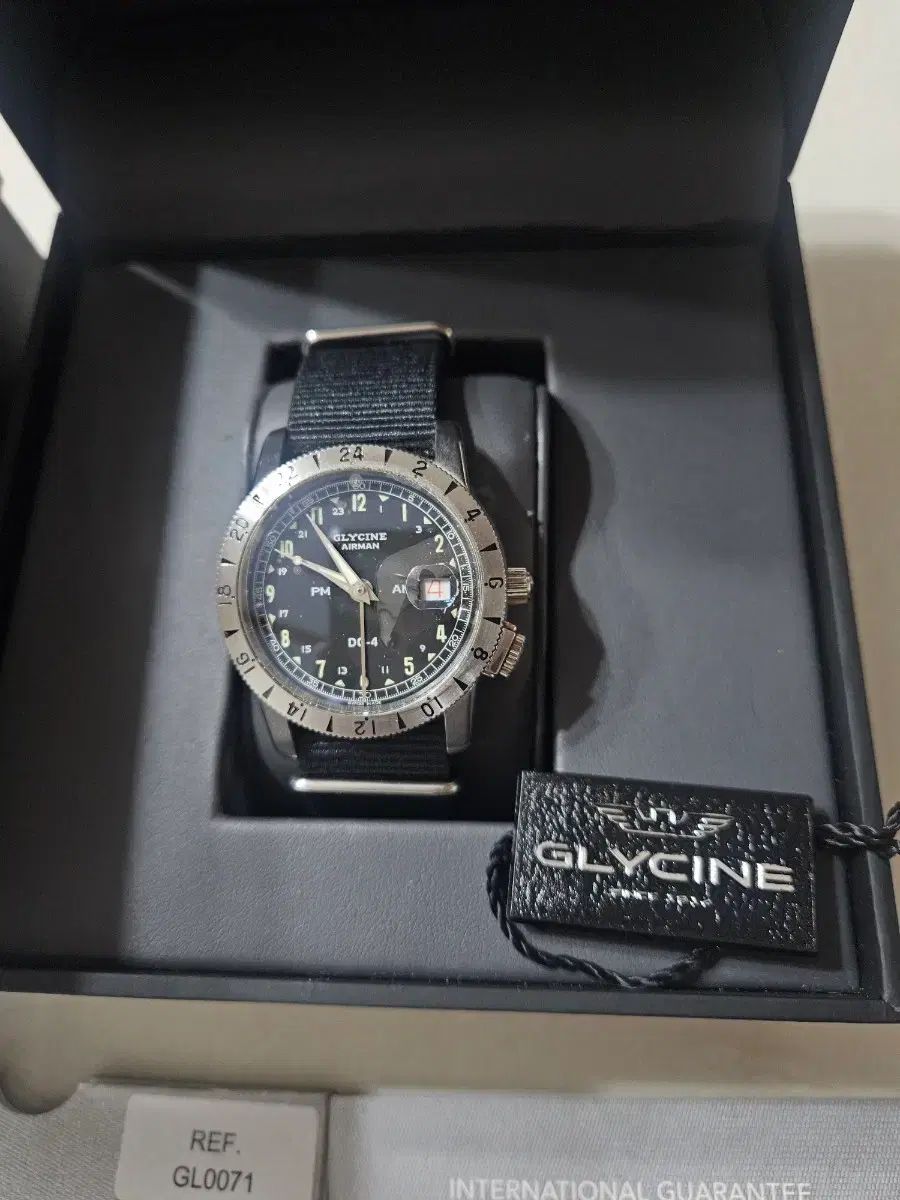  GLYCINE エアマン DC 4 オートマチック GL 0071 自動巻き時計 腕時計(アナログ)