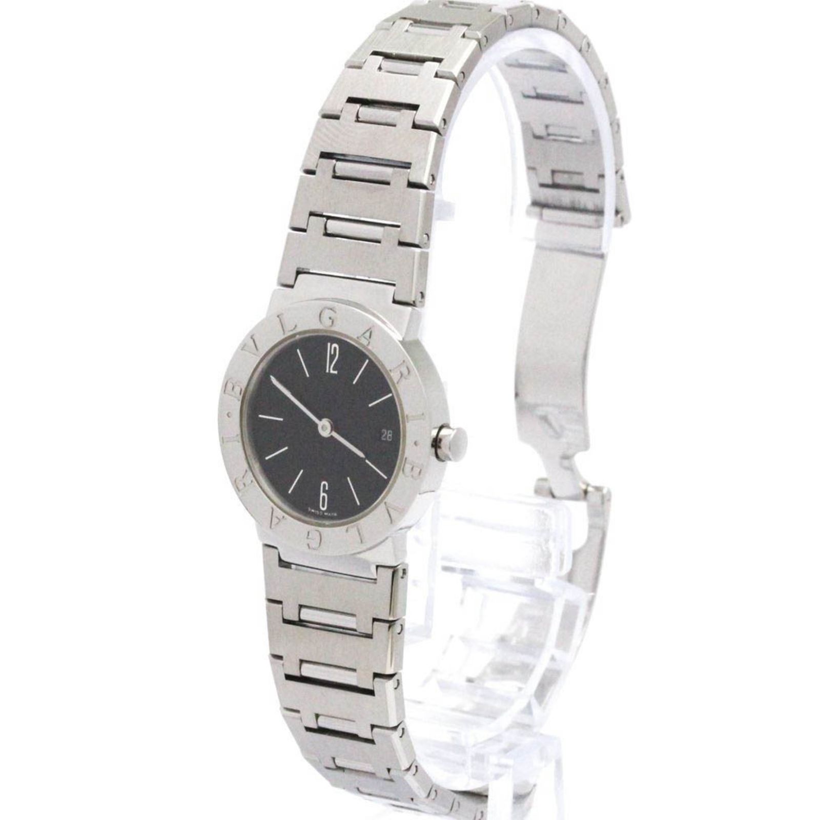 ブルガリ BVLGARI ブルガリブルガリ ステンレススチール クォーツ レディース 時計 BB 26 SSD 外装仕上げ済み