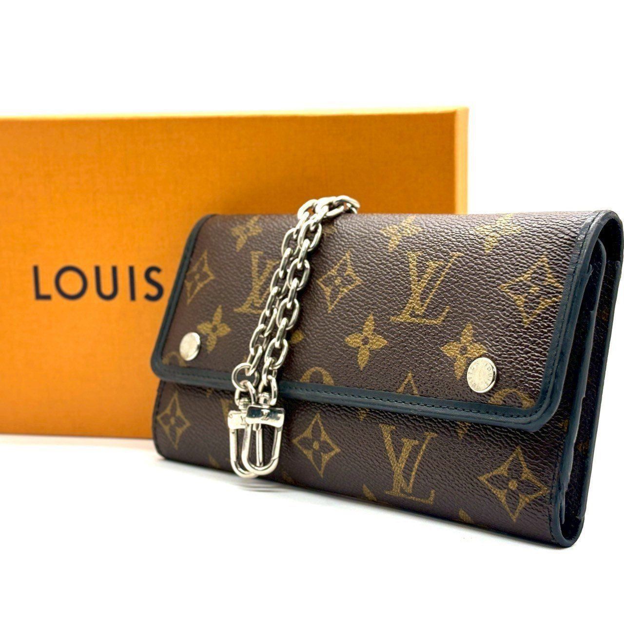 長く使って、評価が上がる】 LOUIS VUITTON 三つ折り長財布 モノグラム