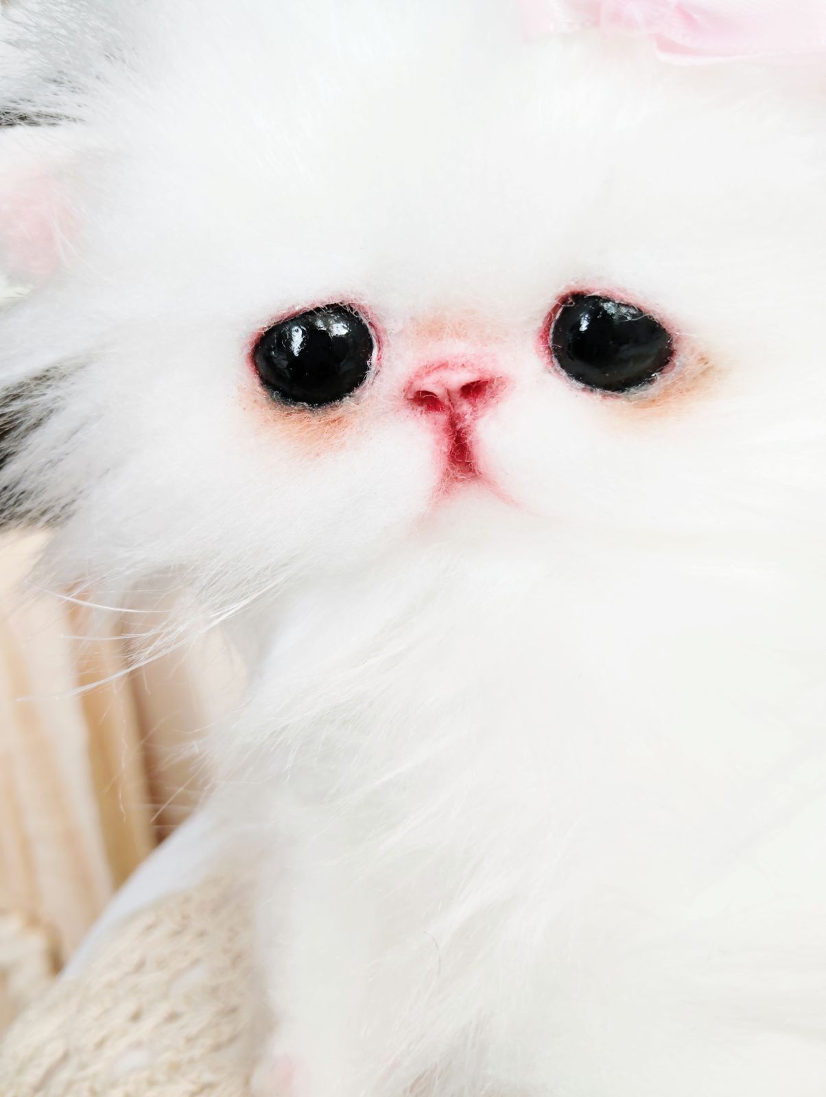  幼猫 子猫のモアちゃん 短足よちよちあんよ アートドール ぬいぐるみ ぬいぐるみ ぬいぐるみ 人形 置物