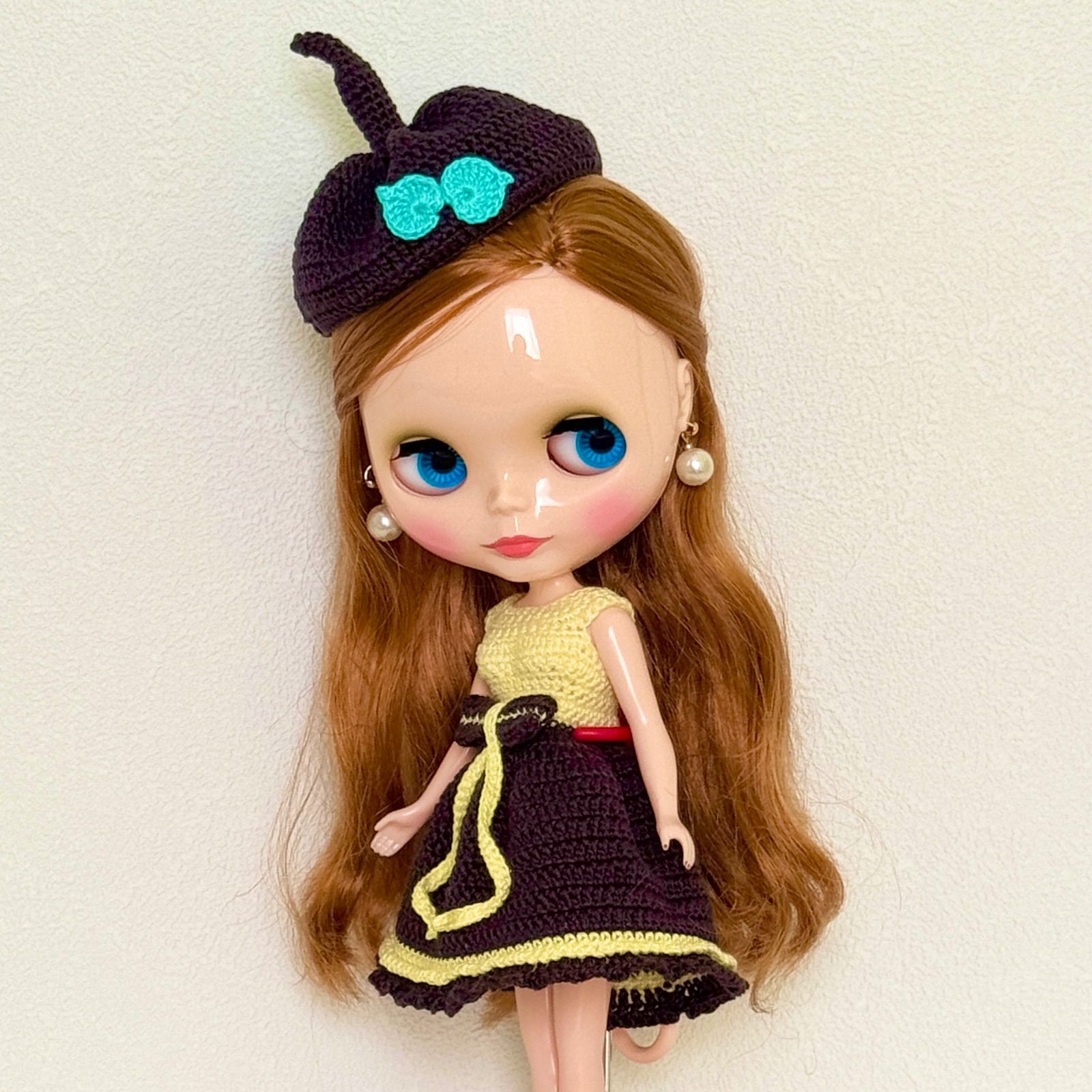 ブライス・アウトフィット🎃ハロウィンファッション🎃かぎ針編み
