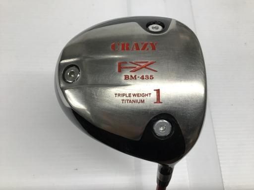 CRAZY FX BM 435 1 W ドライバー DR 特注シャフト フレックスS メンズ 男性用 右利き 右用 Cランク ゴルフクラブ
