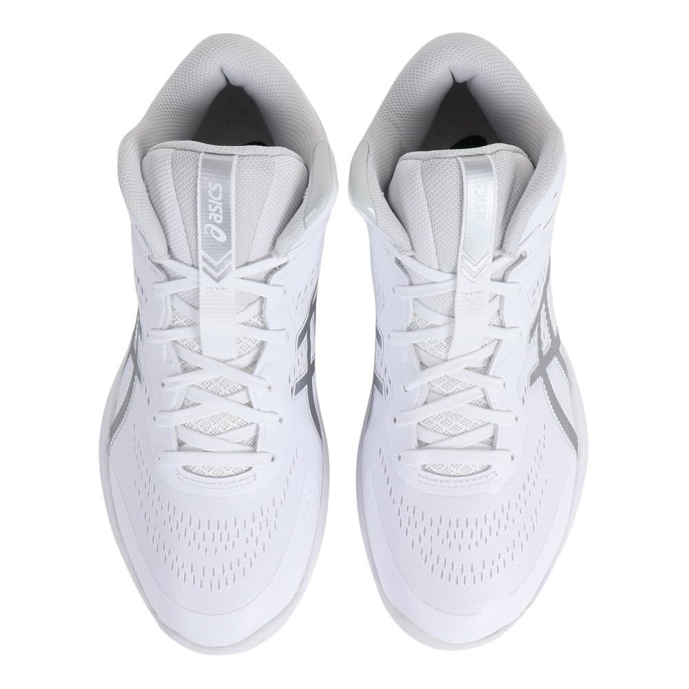 アシックス バスケットボールシューズ GELHOOP V 15 ユニセックス大人 100 ホワイト ピュアシルバー 26 5 cm 2 E