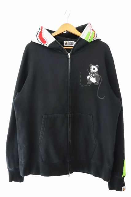 【中古】アベイシングエイプ A BATHING APE PANDA FULL ZIP HOODIE パンダ フル ジップ フーディー パーカー 251123 アベイシングエイプ A BATHING APE PANDA FULL ZIP HOODIE パンダ フル
